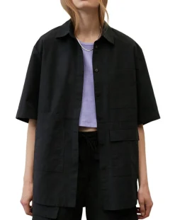 Chemise manches larges poches noire-Marc O'Polo Best