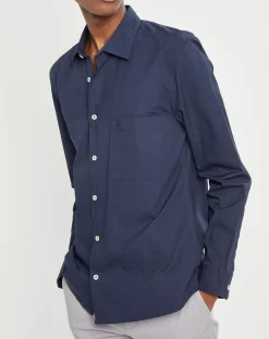 Homme Marc O'Polo Chemises^Chemise manches longues Poplin Sf Poche bleu marine