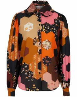Femme Manoush Chemises^Chemise Médiéval Patchwork imprimée multicolore