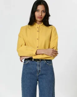 Chemise Olivia jaune-The Korner Best