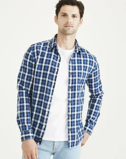 Homme Dockers Chemises^Chemise Original Slim bleu foncé