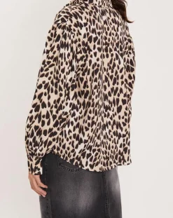 Femme Manoush Chemises^Chemise Panthère Coeur léopard