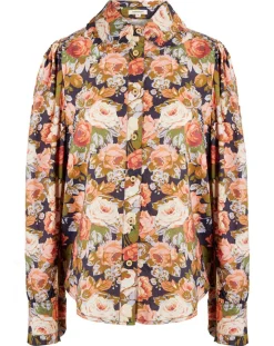 Femme Manoush Chemises^Chemise Patchwork encre