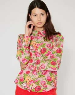 Femme Manoush Chemises^Chemise Patchwork rose