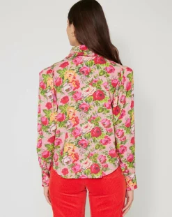Femme Manoush Chemises^Chemise Patchwork rose