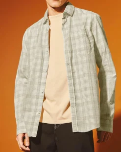 Chemise Picaro 2 ml caro beige/blanc-Galeries Lafayette Clearance