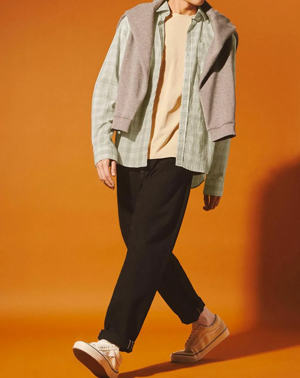 Chemise Picaro 2 ml caro beige/blanc-Galeries Lafayette Clearance