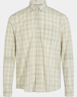 Chemise Picaro 2 ml caro beige/blanc-Galeries Lafayette Clearance