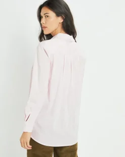 Chemise Plume rose pâle-Lauren Vidal New