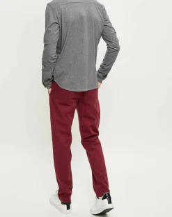 Chemise Polo en Jersey gris chiné-Marc O'Polo New