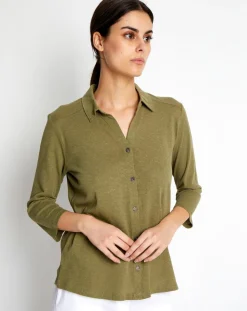 Femme Marc O'Polo Chemises^Chemise Polo Ml kaki