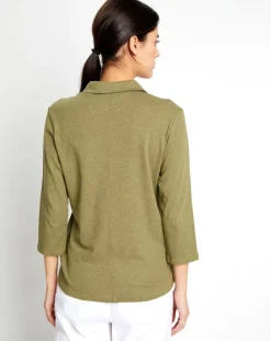 Femme Marc O'Polo Chemises^Chemise Polo Ml kaki