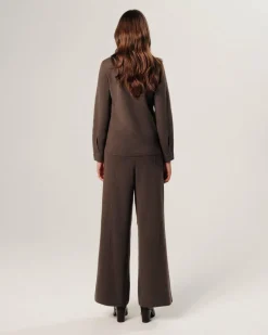 Femme Rodier Chemises^Chemise Rachida poches poitrine marron havane