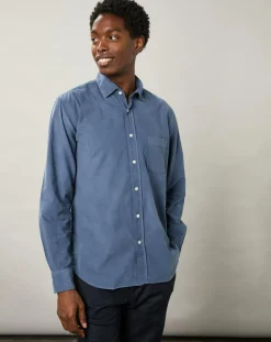 Chemise regular en Velours Milleraies Paul Pat raf-Hartford Outlet