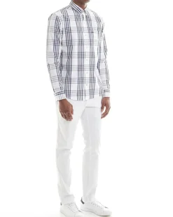 Chemise Regular Fit à carreaux bleu/blanc-Arrow Outlet