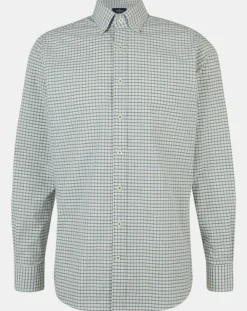 Homme Hackett London Chemises^Chemise Regular Fit à carreaux verte