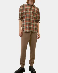 Homme Marc O'Polo Chemises^Chemise Regular Fit à carreaux orange/marron