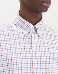 Chemise Regular Fit à carreaux corail-Hackett London New