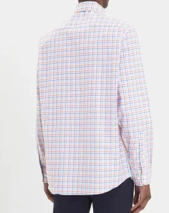 Chemise Regular Fit à carreaux corail-Hackett London New