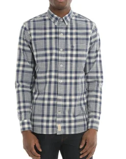 Homme Arrow Chemises^Chemise Regular Fit à carreaux bleue