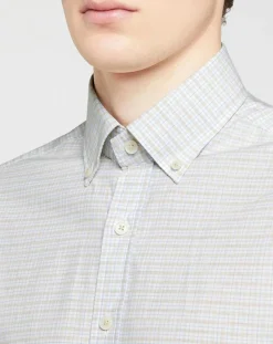 Homme Hackett London Chemises^Chemise Regular Fit à carreaux beige/blanc