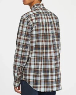Homme Gant Chemises^Chemise Regular Fit à imprimé Tartan marron/mulitcolore