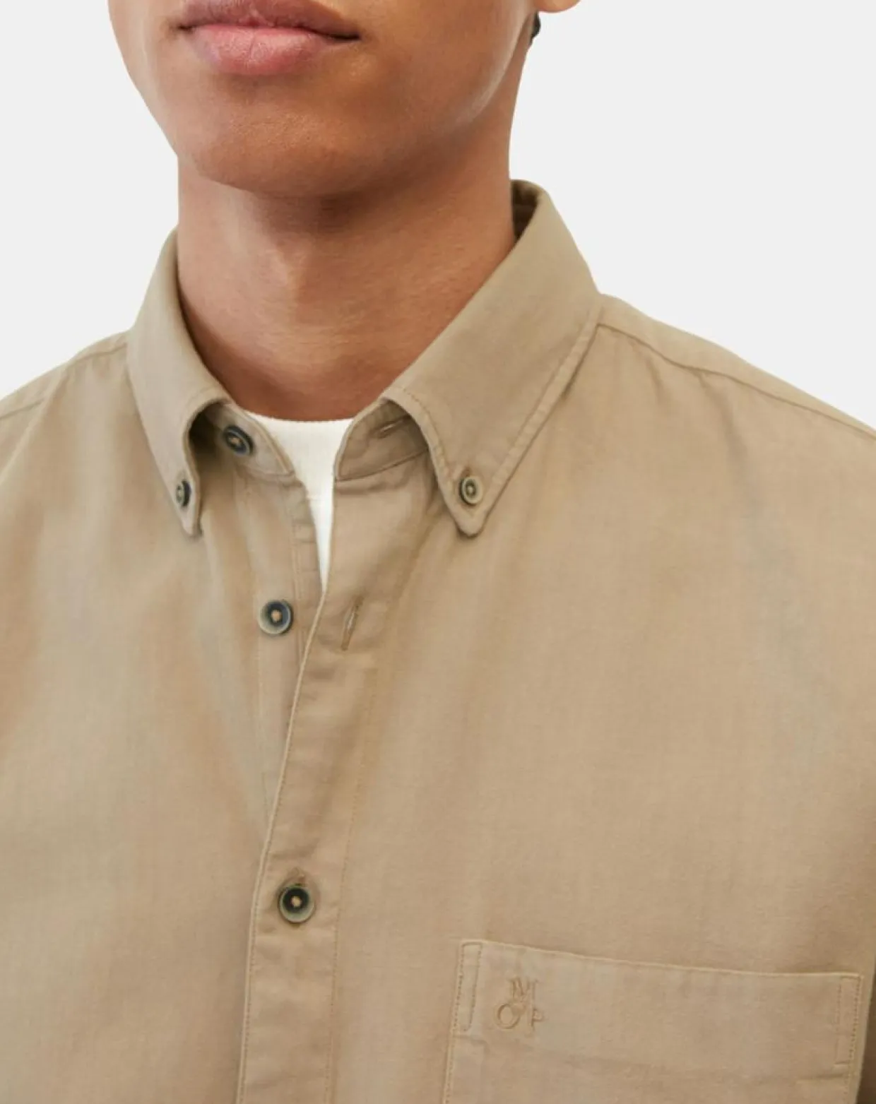 Homme Marc O'Polo Chemises^Chemise Regular Fit beige