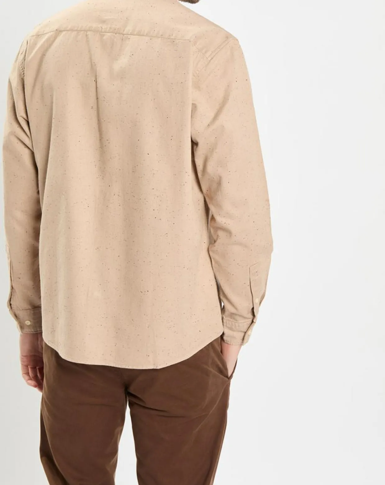 Chemise Regular Fit chinée beige-Marc O'Polo Outlet