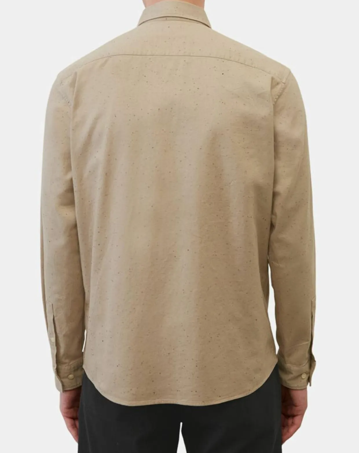 Chemise Regular Fit chinée beige-Marc O'Polo Outlet