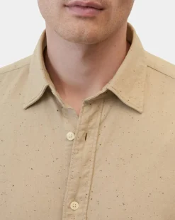 Chemise Regular Fit chinée beige-Marc O'Polo Outlet