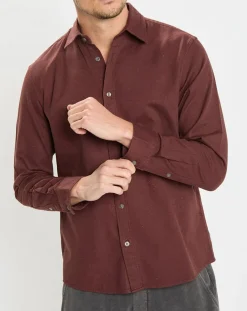 Homme Marc O'Polo Chemises^Chemise Regular Fit chinée bordeaux