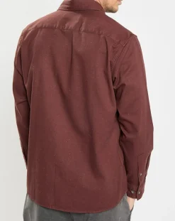 Homme Marc O'Polo Chemises^Chemise Regular Fit chinée bordeaux