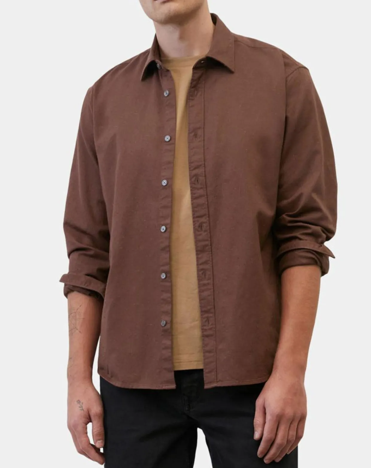 Homme Marc O'Polo Chemises^Chemise Regular Fit chinée bordeaux