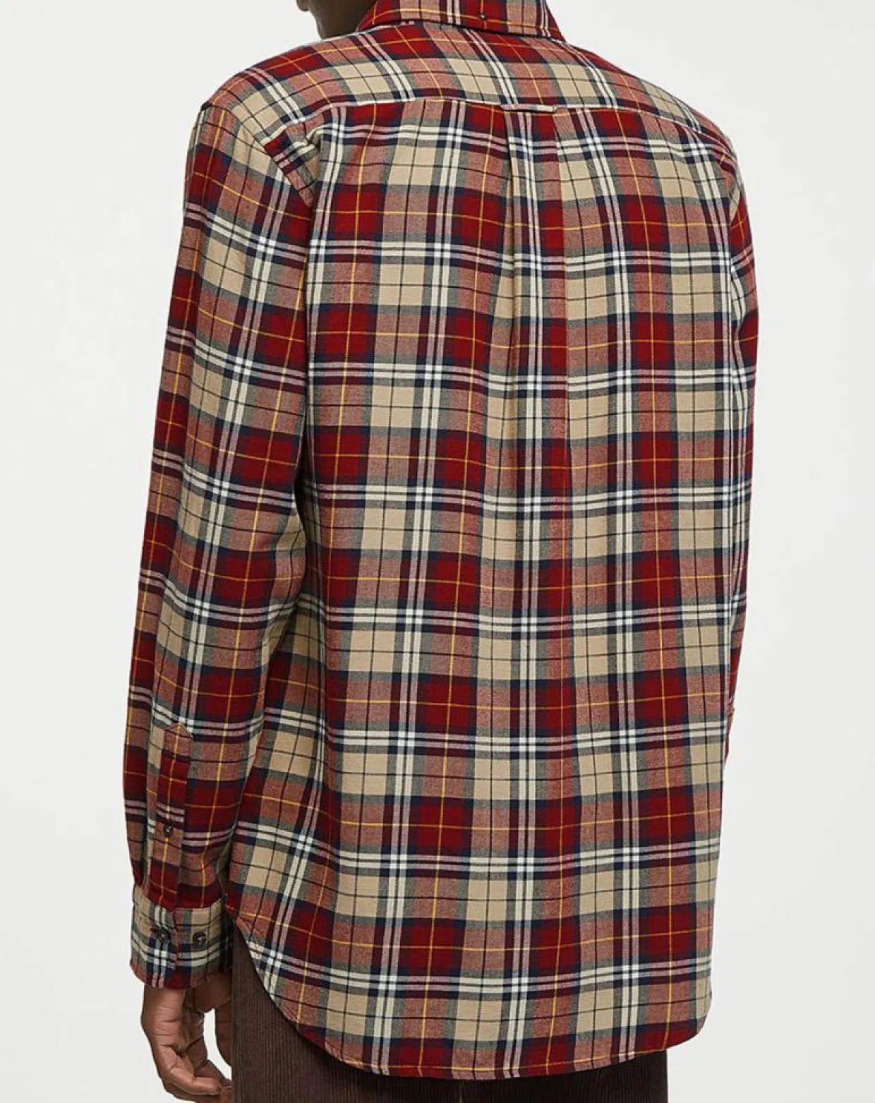 Chemise Regular Fit en Flanelle Bucheron rouge-Gant Discount