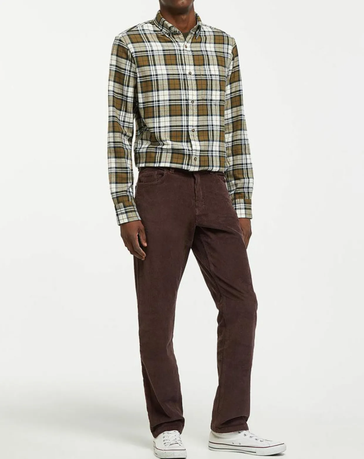 Homme Gant Chemises^Chemise Regular Fit en Flanelle Bucheron kaki