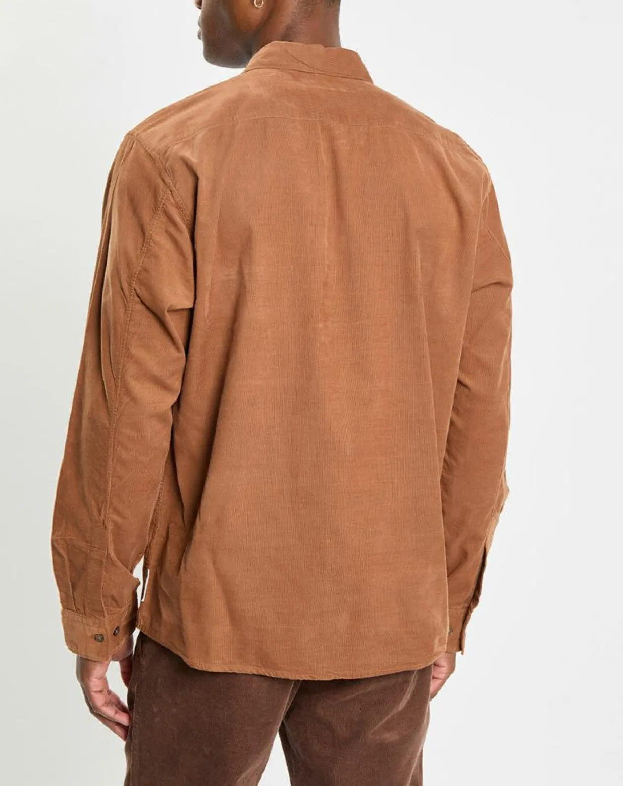 Homme Marc O'Polo Chemises^Chemise Regular Fit en Velours milleraies marron