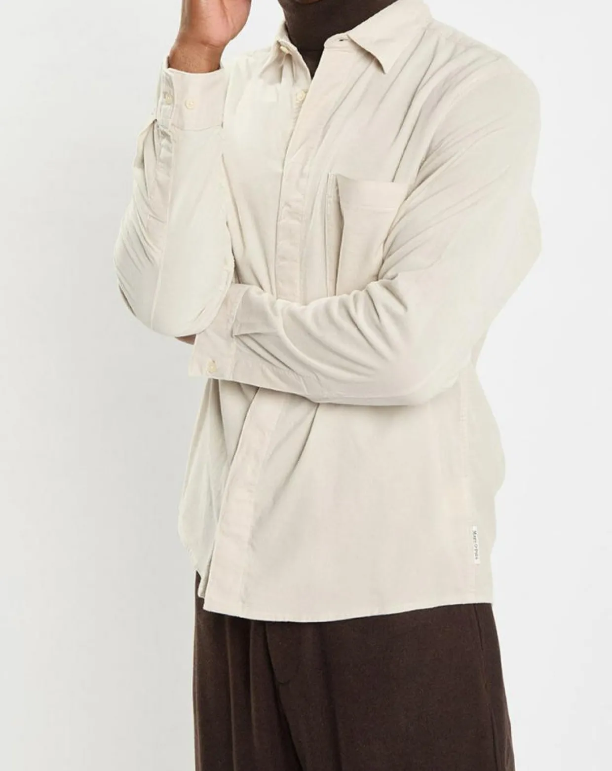Chemise Regular Fit en Velours milleraies écrue-Marc O'Polo Best