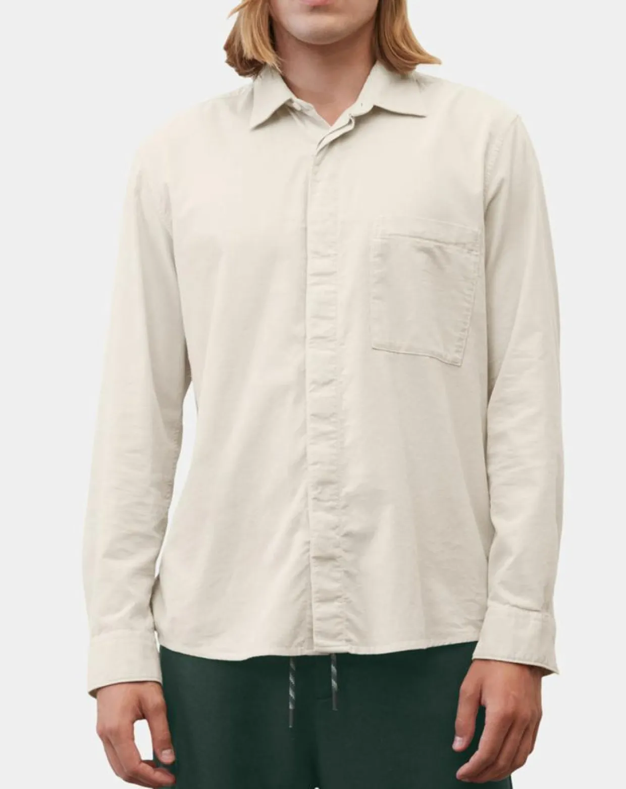 Chemise Regular Fit en Velours milleraies écrue-Marc O'Polo Best