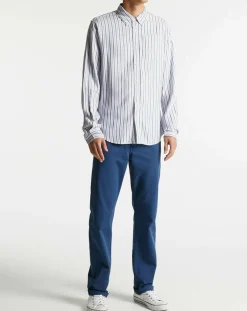 Homme Scotch & Soda Chemises^Chemise Regular Fit Fantaisie blanc/bleu
