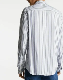 Homme Scotch & Soda Chemises^Chemise Regular Fit Fantaisie blanc/bleu