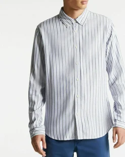 Homme Scotch & Soda Chemises^Chemise Regular Fit Fantaisie blanc/bleu