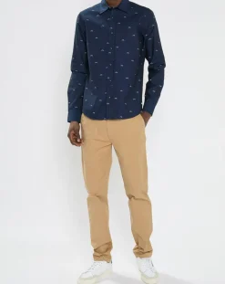 Homme Scotch & Soda Chemises^Chemise Regular Fit imprimée Soleil bleu marine