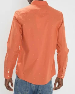 Chemise Regular Fit Pocket imprimée orange clair-Scotch & Soda Best