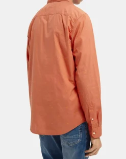 Chemise Regular Fit Pocket imprimée orange clair-Scotch & Soda Best