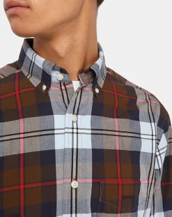 Homme Gant Chemises^Chemise Regular Fit Pop à carreaux marron/multicolore
