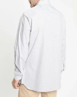 Chemise Regular Fit vichy tricolore blanc/kaki-Hackett London Hot