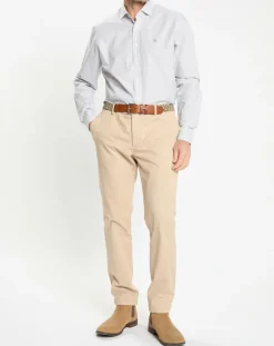 Chemise Regular Fit vichy tricolore blanc/kaki-Hackett London Hot