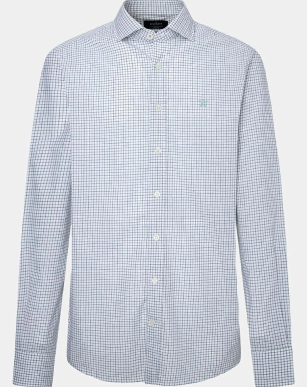 Chemise Regular Fit vichy tricolore blanc/kaki-Hackett London Hot