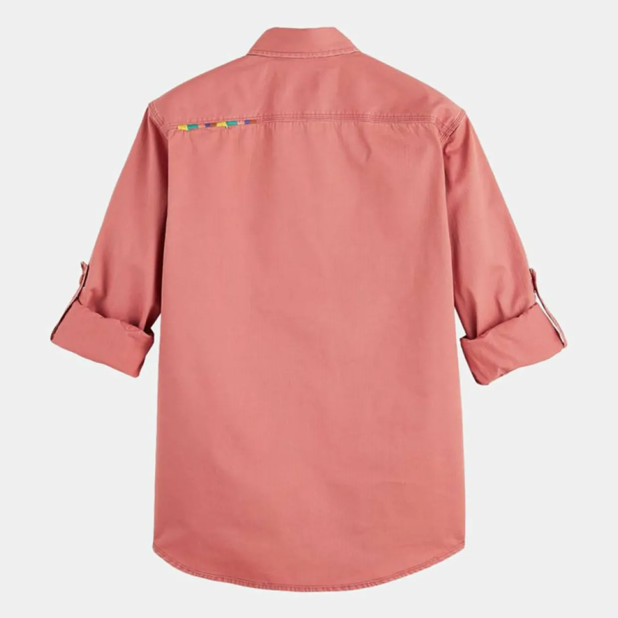Chemise Regular Fit Western Washed rouge moyen-Scotch & Soda Discount