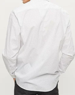 Chemise regular imprimée allover blanche-Marc O'Polo Sale